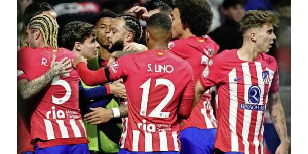 Atlético de Madrid går videre til semifinalen i Copa del Rey